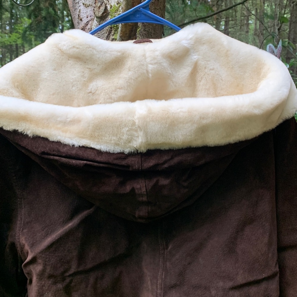 Middlebrook Park Genuine Leather Hooded Coat - Picture 3 of 9